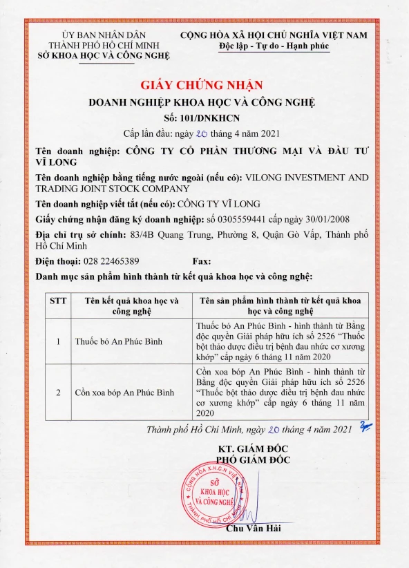 Vi Long La Doanh Nghiep Khoa Hoc Cong Nghe 9